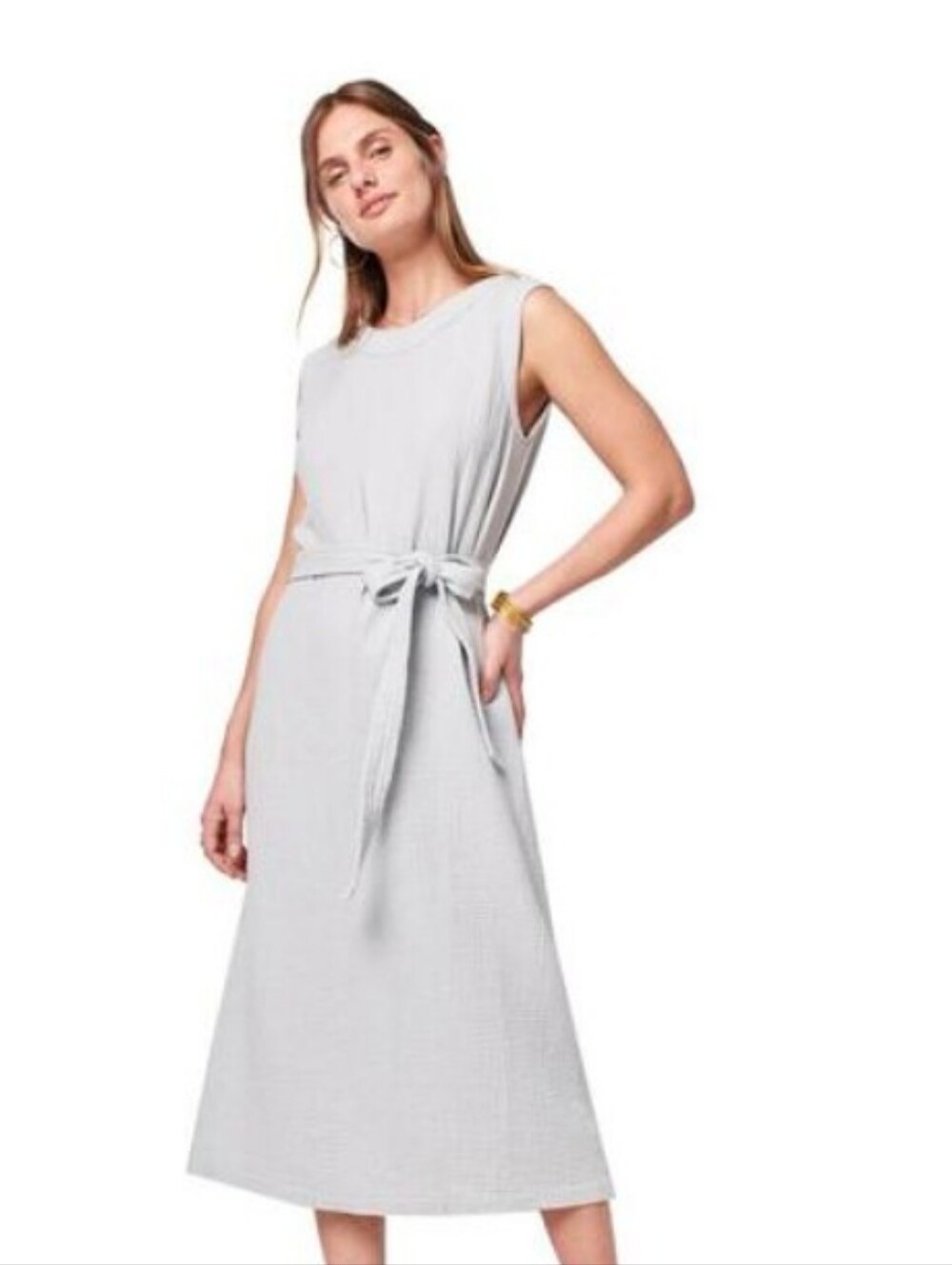 Faherty Dream Cotton Gauze Costa Dress